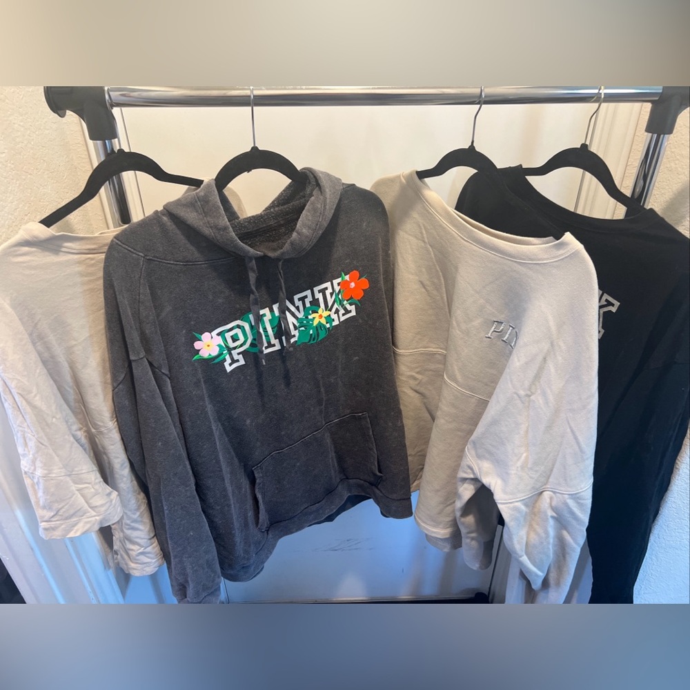 Pink Victoria Secret Sweater/shirt Lot XL